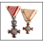 AUSTRIA, EMPIRE Two crosses of merit