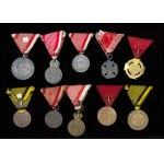AUSTRIA, EMPIRE Lot of 10 medals