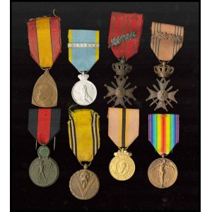 BELGIUM Lot of 8 medals