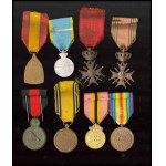 BELGIUM Lot of 8 medals