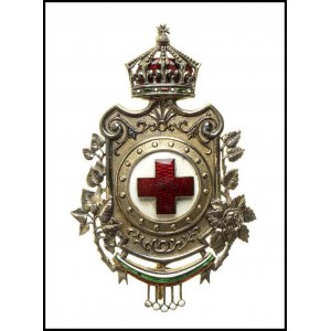 BULGARIA,. KINGDOM Badge of Honor of the Red Cross