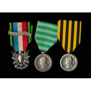 FRANCE, III REPUBLIC Lot of 3 commemorative medals