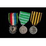 FRANCE, III REPUBLIC Lot of 3 commemorative medals