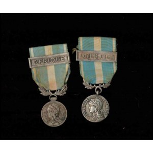 FRANCE, III REPUBLIC Lot of 2 colonial medals