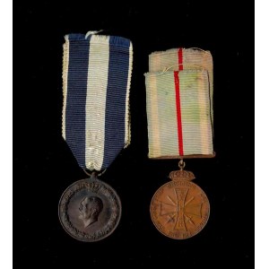 GREECE Lot of two medals