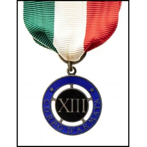 ITALY, KINGDOM Italy Medal Xiii Army Corps