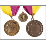 ITALY, KINGDOM Two Medals of Hospital Merit And a Badge of Spiritual Assistance to the Soldiers of Italy