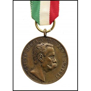 ITALY, KINGDOM Umberto Worker Union Medal 1St Naples
