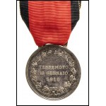 ITALY, KINGDOM Medal of Merit of the Marsica Earthquake