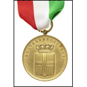 ITALY, KINGDOM Valor Civile Gold Medal