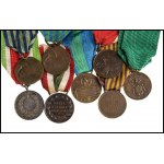 ITALY, KINGDOM Lot of Eight Medals