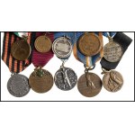 ITALY, KINGDOM Lot of Ten Medals