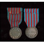 ITALY, KINGDOM Lot of 2 medals from the Libyan campaign