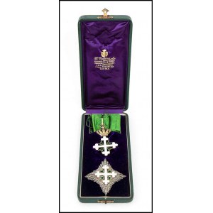 ITALY, KINGDOM OF KING UMBERTO I Order of Saints Maurizio and Lazarus, Grand Officer set , cased, Umberto I period