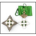 ITALY, KINGDOM OF KING UMBERTO I Order of Saints Maurizio and Lazarus, Grand Officer set , cased, Umberto I period