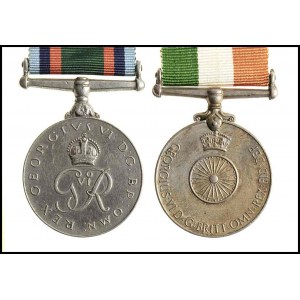 UNITED KINGDOM Lot of Two Medals for the Independence of India And Pakistan