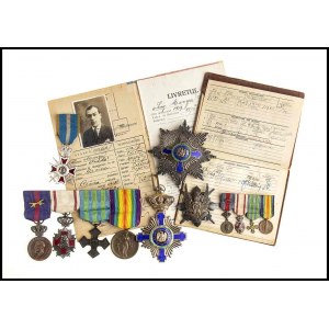 ROMANIA, REIGN Lot of Decorations, Medals And Documents of Sergeant Murgu