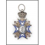 SERBIA Order of St. Saba, insegna for knight