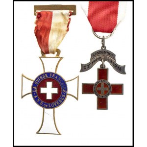 SWITZERLAND Two Cross Medals