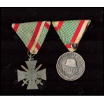 HUNGARY Lot of a medal and a cross