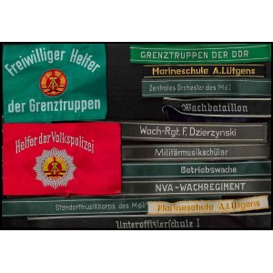 GDR Lot of armbands and capbands