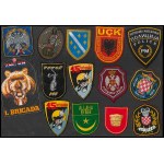 YUGOSLAVIA Lot of 55 patches from the Yugoslavian war, 1991-2001