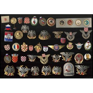YUGOSLAVIA Lot of 100 metal badges from the Yugoslavian war