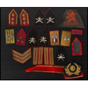 THE NETHERLANDS Lot of collar tabs and badges