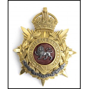 UNITED KINGDOM Shako plate, George V period