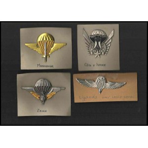 AFRICAN STATES Lot of 4 paratrooper badges