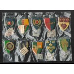 SOUTH AFRICA Lot of 50 enameled shields