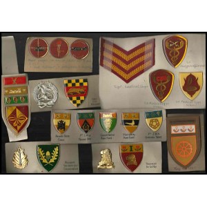 SOUTH AFRICA Lot of sleve shields and badges