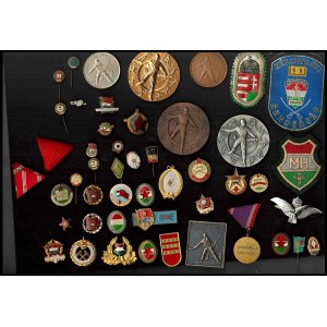 HUNGARY Lot of 46 medals and badges