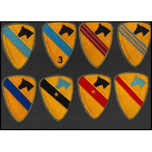 USA 27 cavalry patches