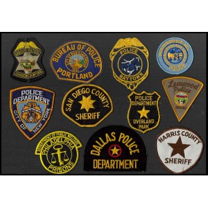 USA Lot of 13 Police patches