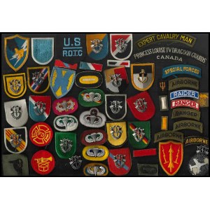 USA Lot of 53 patches and badges, mainly Special Forces