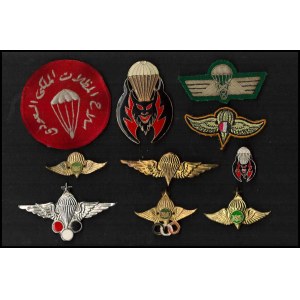 ARABIAN PENINSULA STATES Lot of 10 paratroopers' badges