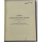 Korczyński Ludomił, Zarys dziejów Kliniki Lekarskiej Uniwersytetu Jagiellońskiego od jej założenia do r. 1875