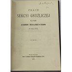 Tagungsband der Sektion Tuberkulose des XI. Kongresses der polnischen Naturforscher und Ärzte in Krakau im Jahr 1900.