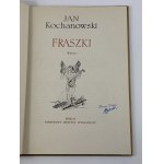 Kochanowski Jan, Fraszki [1st edition][il. Maja Berezowska].