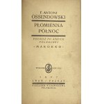 Ossendowski Ferdynand Antoni, Der flammende Norden: Marokko [2. Auflage][Vollständige Tafeln][Halbleder].
