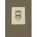The donation ex-libris of the Library of the Seminary in Poznan for the Library of the University of Lowanjum designed by Fr. Gregory Handke [1923].