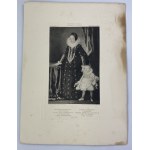 Porträt der Königin Konstanze von Österreich mit Prinz Johann Kasimir, Künstler unbekannt, Heliogravüre aus der Mappe Portrety Polskie vol. I Notizbuch III