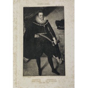 Portrait of Sigismund III king of Poland, artist unknown, heliogravure from portfolio Portraits of Poland vol. I notebook III