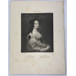 Van Egmont Justus, Portrait of Ludwika Mary Gonzaga, heliogravure from the portfolio Portraits of Poland vol. I notebook IV