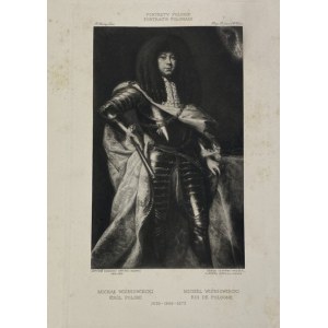 Porträt von Michał Wiśniowiecki, Künstler unbekannt, Heliogravüre aus der Mappe Portrety Polskie vol. I Notizbuch IV