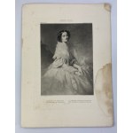 Winterhalter Franz, Porträt von Eliza Franciszka geb. Branicki Krasińska, Heliogravüre aus der Mappe Portrety Polskie vol. I Notizbuch III