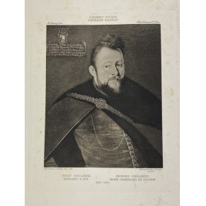 Strobel Bartholomeus, Porträt von Jerzy Ossoliński, Heliogravüre aus der Mappe Portrety Polskie vol. I Notizbuch