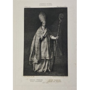 Frecher Daniel, Portret biskupa Andrzeja Trzebickiego, heliograwiura z teki Portrety Polskie t. I zeszyt II