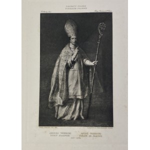 Frecher Daniel, Portrait of Bishop Andrzej Trzebicki, heliogravure from the portfolio Portrety Polskie vol. I notebook II